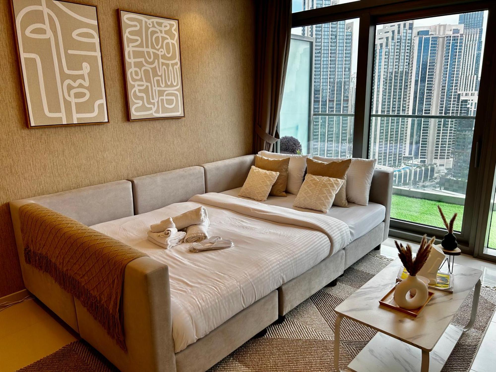 두바이 Burj Khalifa Views 2Br With Infinity Pool Downtown 아파트 외부 사진